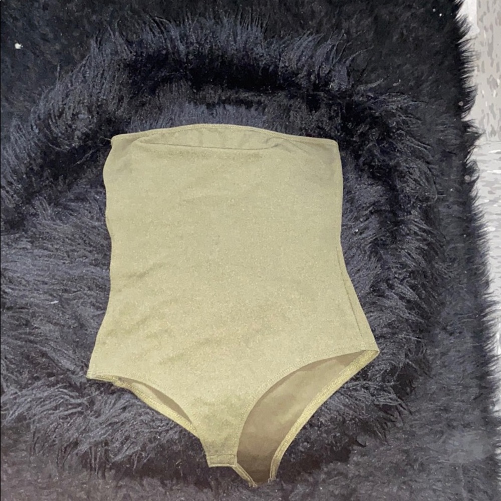Olive Green Bodysuit